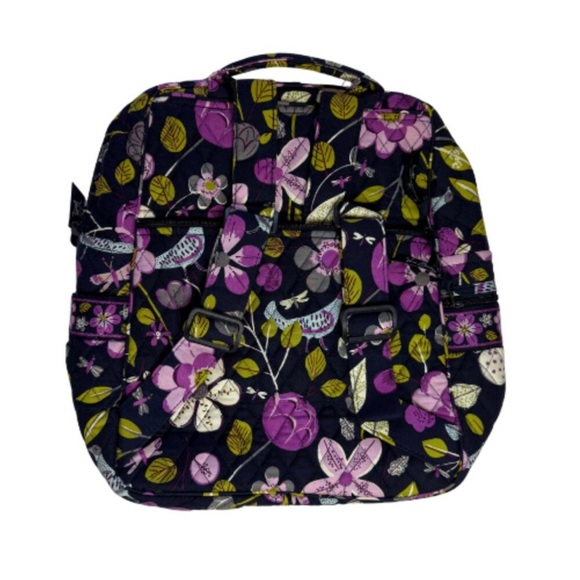 Vera Bradley Handbags - Vera Bradley “Floral Nightengale” Large Fabric Backpack. NWT